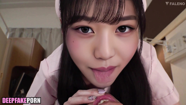 Nurse is going to seduce a handsome patient - Wonyoung A.I. アイヴ 本物の偽物 [PREMIUM]