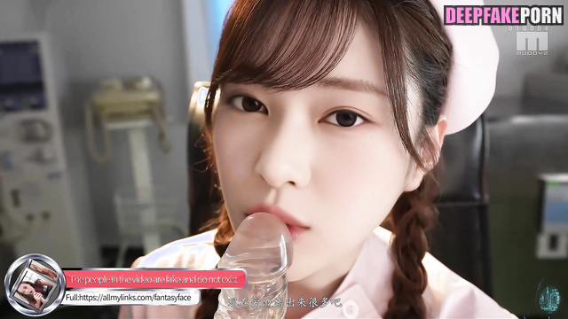 アイズワン セックスシーン nurse flirted with you with her legs in stockings, Minju ai