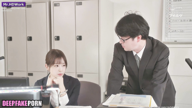 Internship with new boss went well - Minju deepfake porn アイズワン アダルトビデオ
