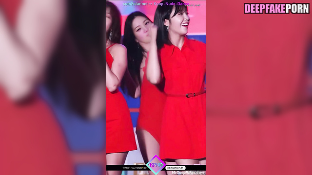 Everyone dances dressed and Karina dances naked - pmv fake porn 카리나 에스파