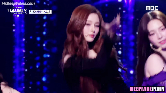 유나 카리나 설윤 있지 someone posted their video on the internet, Yuna pmv A.I.