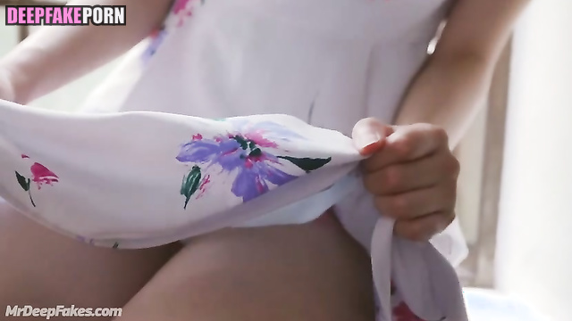 芦田愛菜 ディープフェイク エロ cute Mana Ashida stroking herself sexy, solo fakeapp