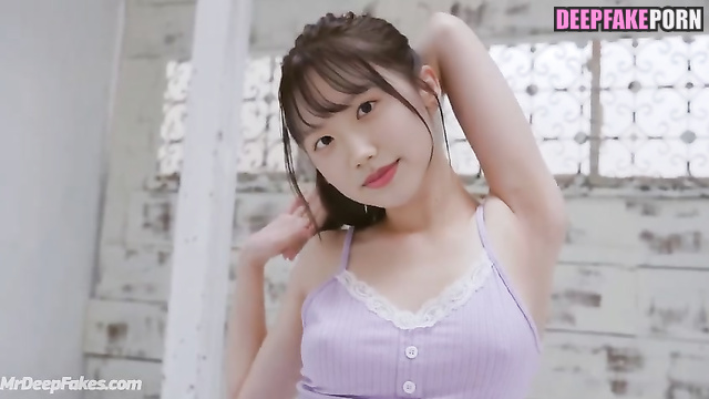 芦田愛菜 ディープフェイク エロ cute Mana Ashida stroking herself sexy, solo fakeapp