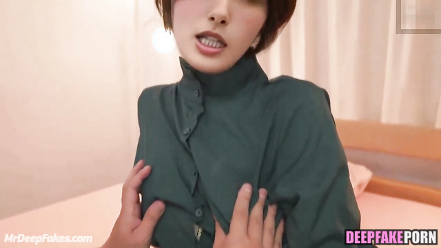 日本人 Japanese star Chiaki Horan/ホラン千秋 doesn't even try to hide how she likes to fuck