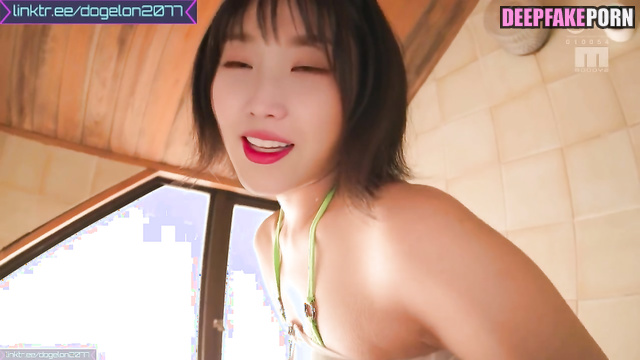 Caring stepsister soaped her bro and wants to shower him, IU (아이유 포르노) ai