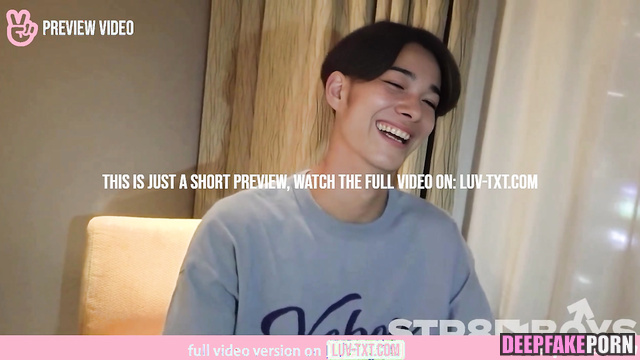 Random gay teasing his penis エンハイフン インターネットの有名人 Ni-ki gay deepfake video