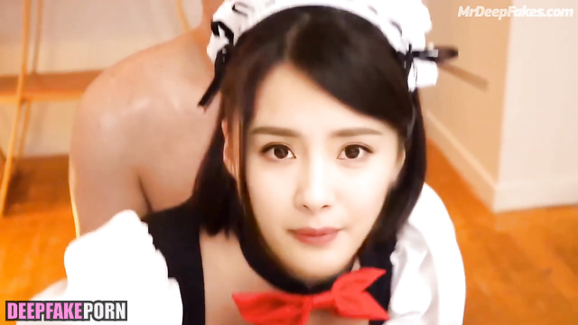 Yang Mi getting fucked in a maid costume - artificial intelligence (杨幂 人工智能)