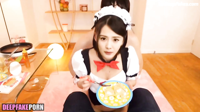 Yang Mi getting fucked in a maid costume - artificial intelligence (杨幂 人工智能)