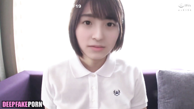 Ozono Momoko Nogizaka46 making a blowjob - fake porn (大園桃子 乃木坂46 フェラ フェイクポルノ) [PREMIUM]