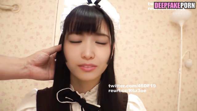 J-Pop Matsumura Sayuri (Nogizaka46) - shy maid is fingered フェイクポルノ 松村沙友理 乃木坂46 [PREMIUM]