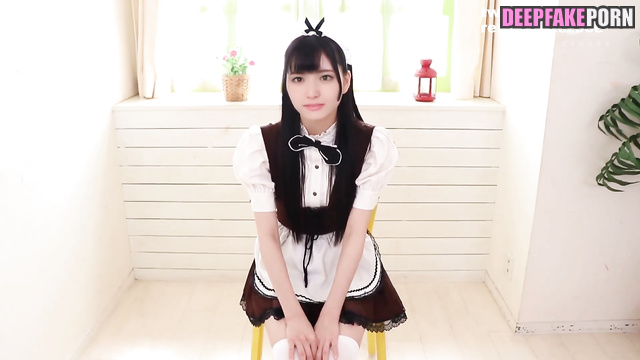 J-Pop Matsumura Sayuri (Nogizaka46) - shy maid is fingered フェイクポルノ 松村沙友理 乃木坂46 [PREMIUM]
