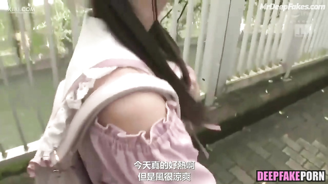 [AKB48] Kubo Satone: sex in a public toilet - deepfake 久保怜音 板野 友美 性別 ディープフェイク