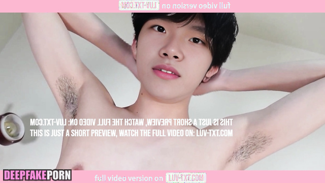 Fake 운학 보이넥스트도어 Woonhak from BOYNEXTDOOR Shows off hairy armpits