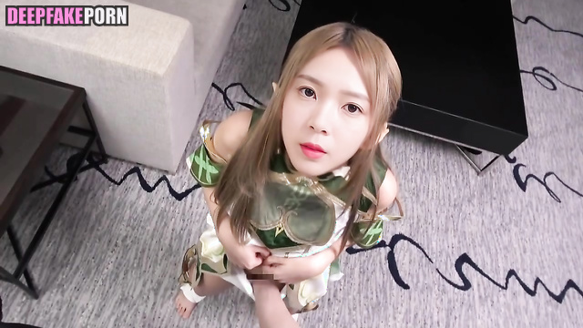 Modest elf Chen Yao (陈瑶 充满激情的性爱) enjoying first sex with a human, ai [PREMIUM]