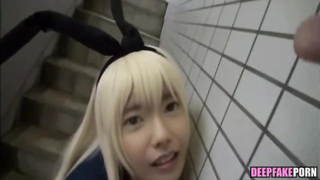 Sexy babe Ayana Taketatsu fake (竹達彩奈 セックステープ) 露出