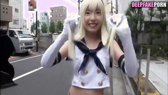 Sexy babe Ayana Taketatsu fake (竹達彩奈 セックステープ) 露出