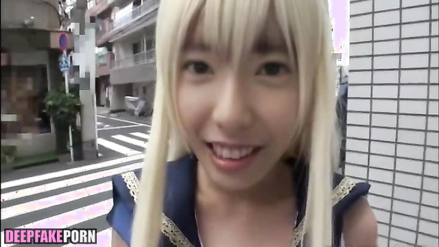 Sexy babe Ayana Taketatsu fake (竹達彩奈 セックステープ) 露出