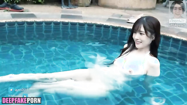 Sexy NMIXX Sullyoon (설윤) life nude AI show