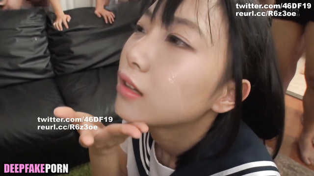 Japanese star Ito Riria enjoys deepfake massive bukkake session / 伊藤理々杏 乃木坂46 大量ぶっかけ [PREMIUM]