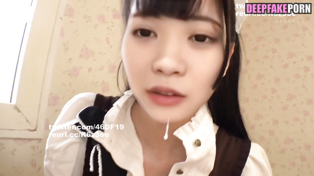 Deepfake maid ディープフェイク エロ Takatsuji Urara/高辻麗 pleases with blowjob POV [PREMIUM]