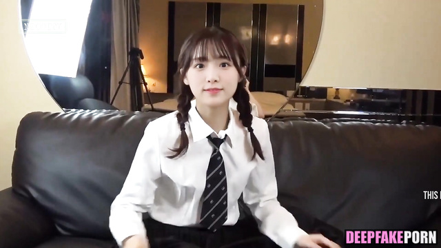 AI KPOP idol Yena from IZ*ONE | IZONE rides on hard cock = 인공 지능 케이팝 아이돌 아이즈원 예나