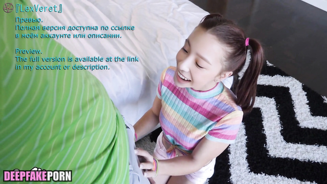 Face swap / Cute babe Taeyeon from SNSD is giving a head POV 소녀시대 태연 사까시 딥페이크