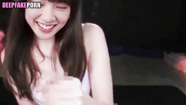 mei nagano Hashimoto performing a handjob