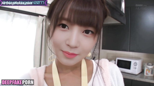 KPOP idol Rei IVE - kitchen blowjob [deepfake] 케이팝 아이돌 레이 아이브 딥페이크 사까시