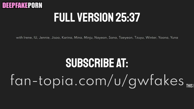 Fake porn/가짜 포르노 fucking Winter 윈터 is always satisfying (aespa 에스파)
