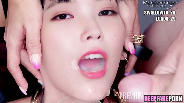 IU 아이유 can't miss any drop of cumshots 딥페이크 deepfake bukkake [PREMIUM]