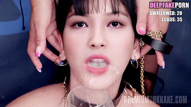 Nancy MOMOLAND loves a lot of cum on her cute face - モモランド [PREMIUM]