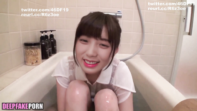 Deepfake sex in bath with Yoda Yuki (与田 祐希) Nogizaka46 ディープフェイク エロ [PREMIUM]