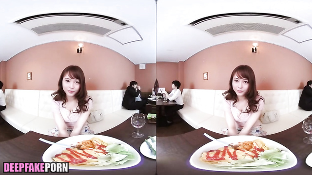 Satomi Ishihara deepfake ディープフェイク エロ VR sex date after dinner  石原 さとみ