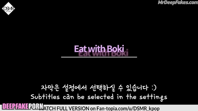 Wonyoung 장원영 eats in ASMR deepfake and looks sexy (아이브 IVE) 딥페이크