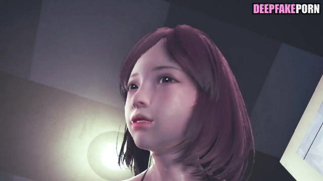 Busty 假色情片 Angela Kuo/郭鬼鬼 in fake 3D animation porn gets fucked hard