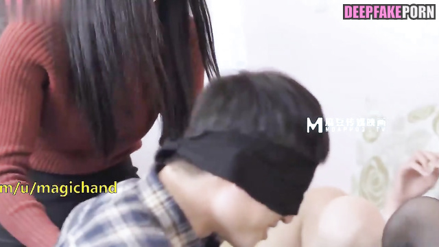 杨幂 Yang Mi's husband guesses where her pussy is 智能換臉 deepfake